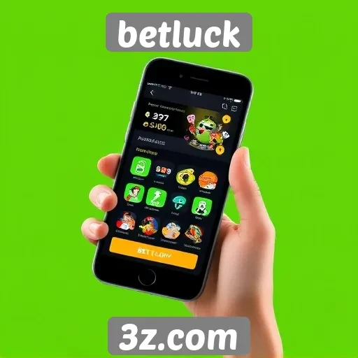 Experiência do usuário no aplicativo betluck