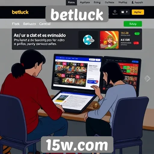 Análise da experiência do usuário no site betluck