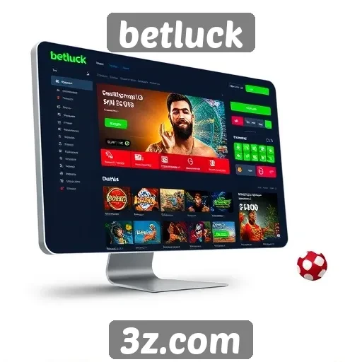 Interface do usuário e experiência de navegação no betluck